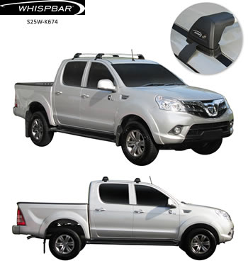 Foton Tunland Yakima Whispbar roof racks S6-K674